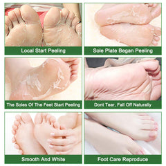 Liefiet lavender-infused foot mask delivering nourishing hydration to dry skin.