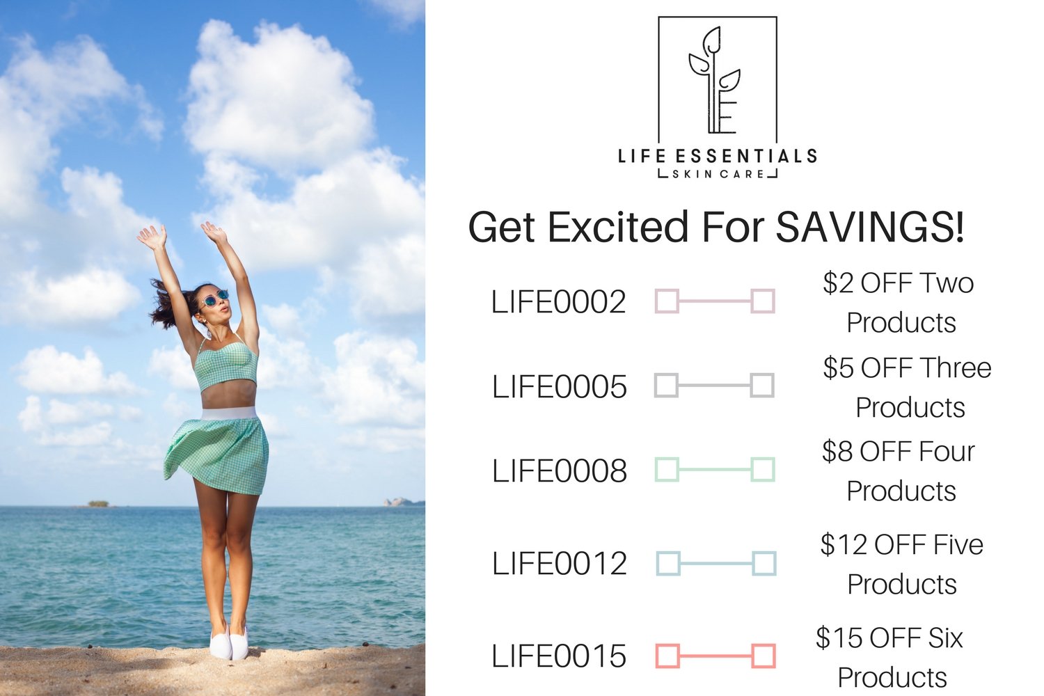 Life Essentials Skin Care Peptide Complex Serum being applied shows easy daily layering