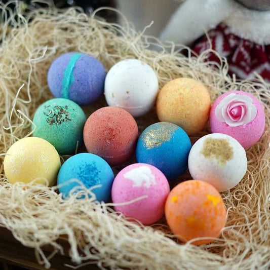 Lifearound2Angels Fun and Sweet bath bombs gift set with colorful fizz for a relaxing soak