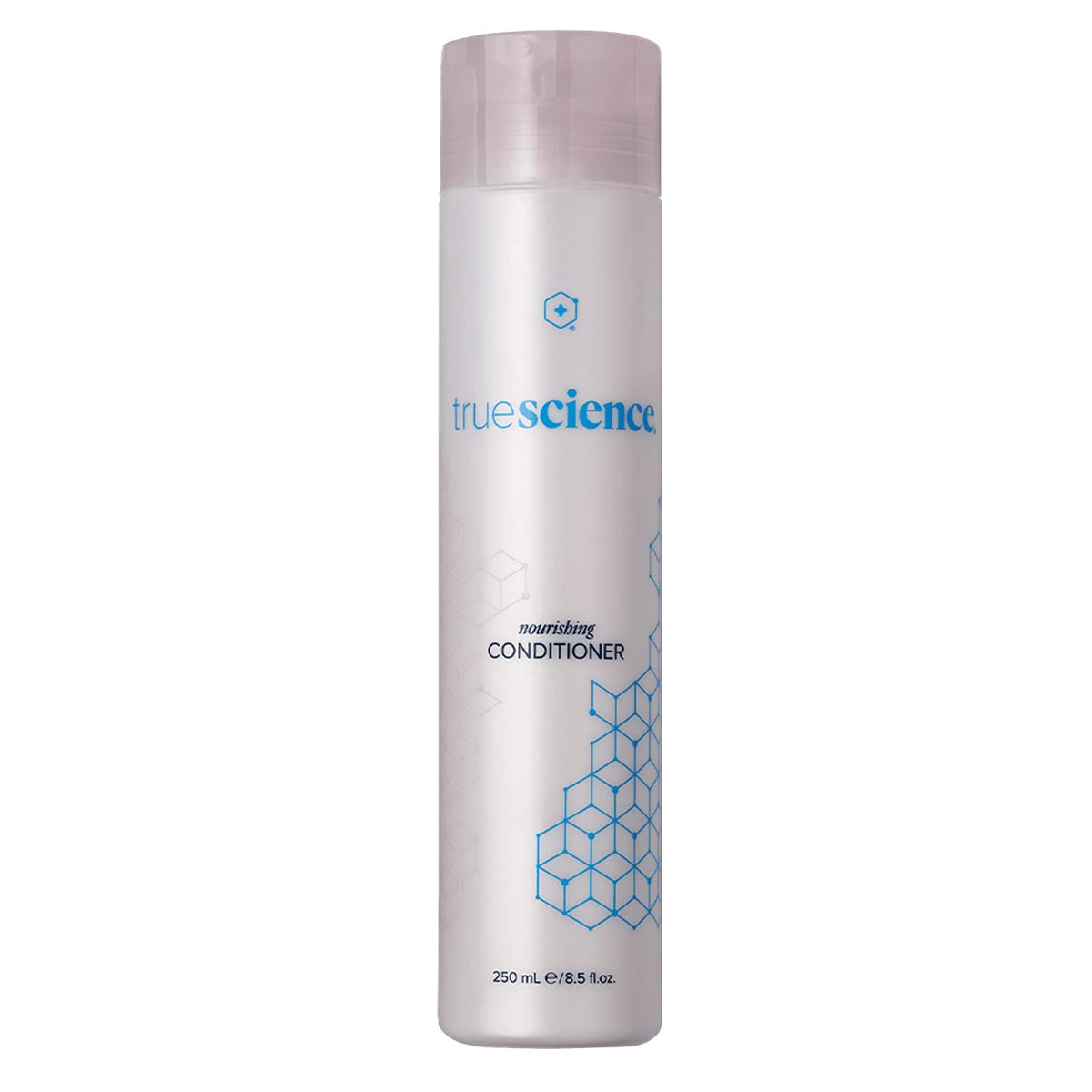 LifeVantage TrueScience conditioner bottle nourishes and protects hair from environmental stress.