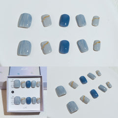 Light Rain quick application using adhesive tabs for a fast manicure
