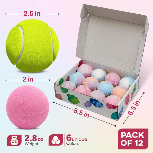 LIKEVOW bath bombs infused with shea butter for skin nourishment.
