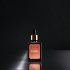 Likwid Rx Turmeric Hair Oil finished look shows shine and fullness