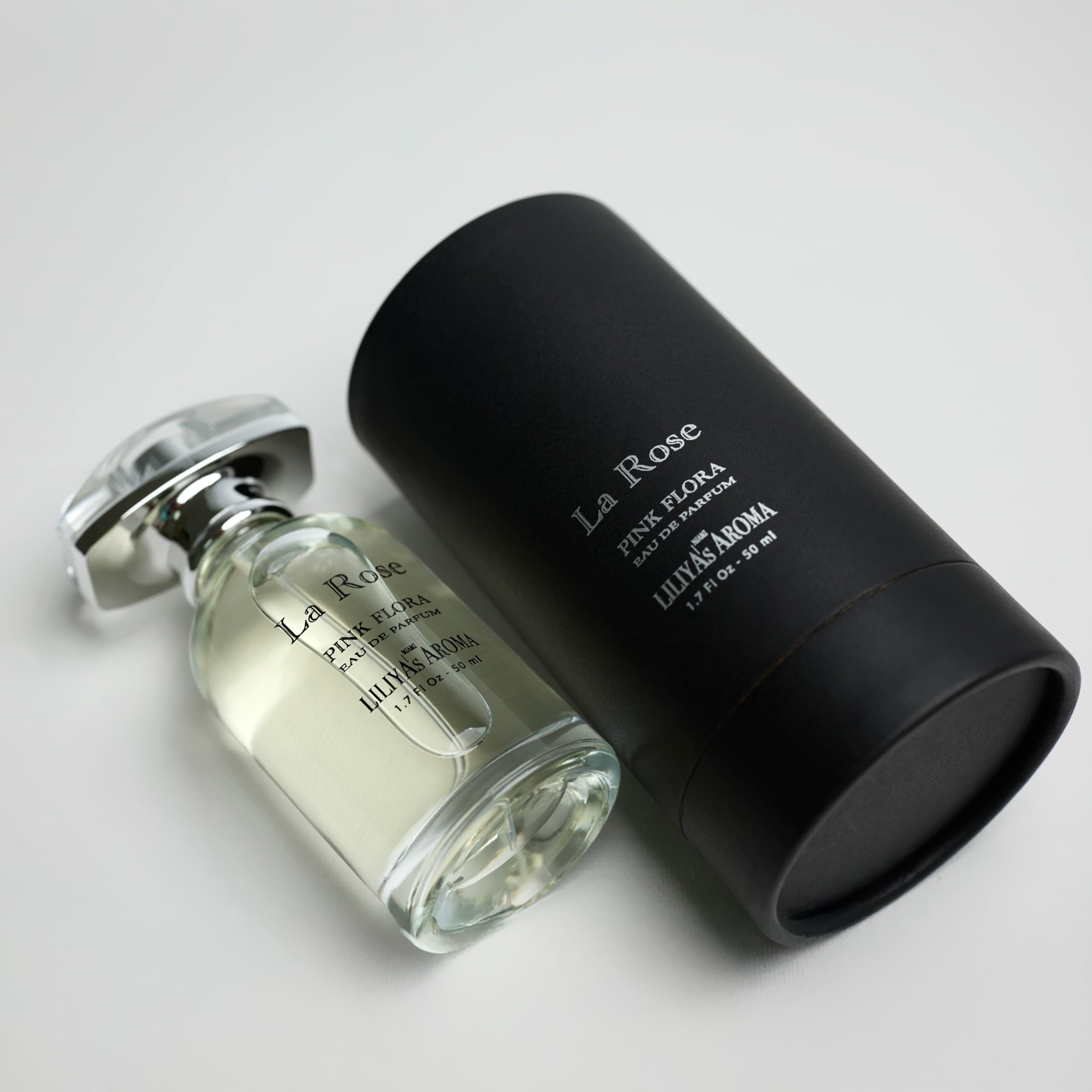 Liliya's Aroma La Rose lifestyle shot highlights day-to-night versatility