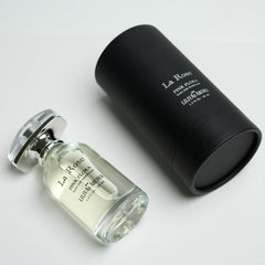 Liliya's Aroma La Rose spray action reveals a delicate scent burst for moments of transition