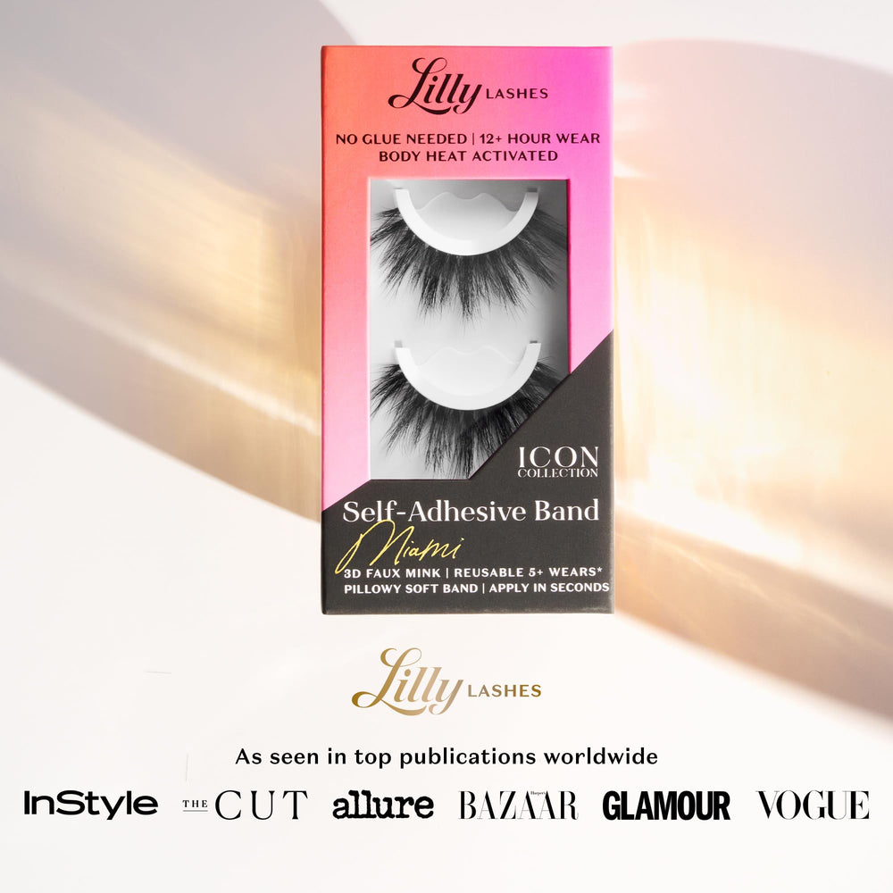 Lilly Lashes Band Mykonos weightless wear feels light and comfortable