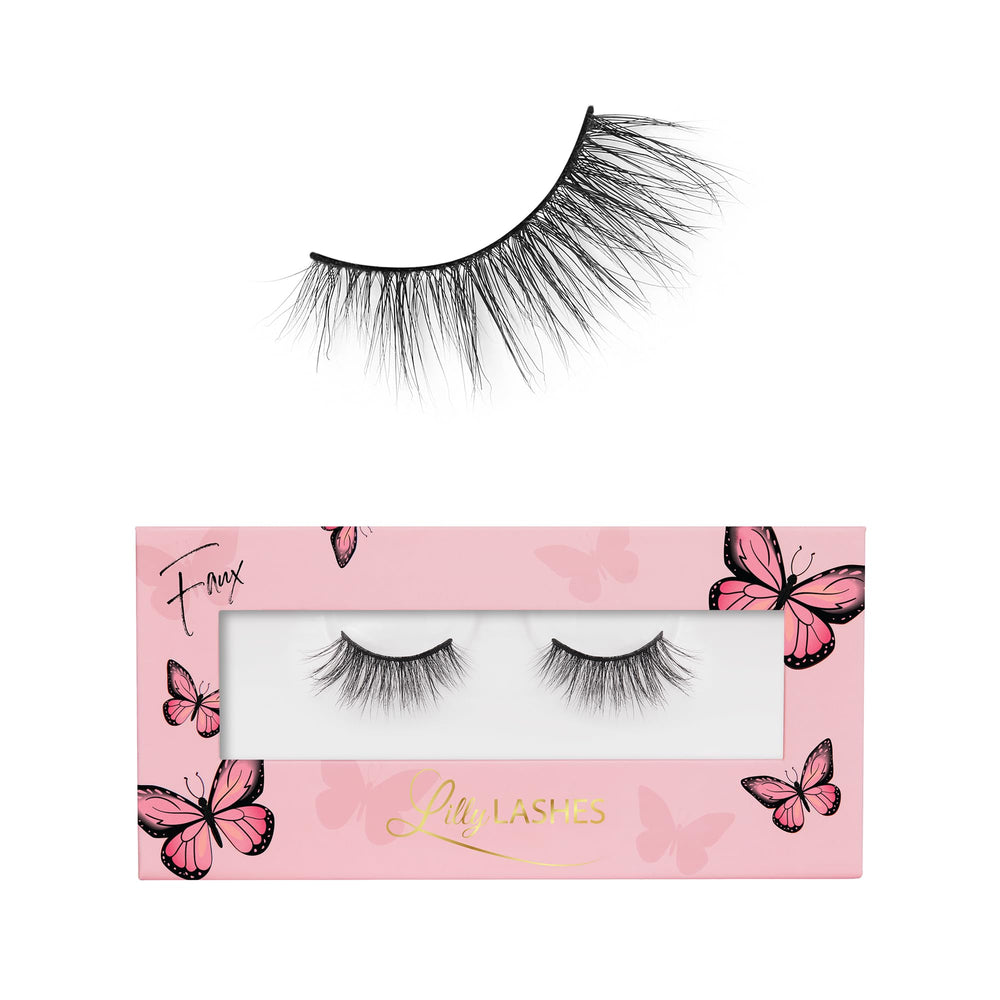 Lilly Lashes Butterfl-eyes half lashes natural look for everyday wear.