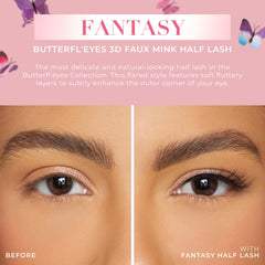 Lilly Lashes Butterfl-eyes outer corner fit for subtle lift.