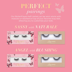 Lilly Lashes Butterfl-eyes round style creates balanced eye shape.