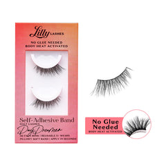 Lilly Lashes DayDreamer self-adhesive half lashes for glue-free, easy daily wear.