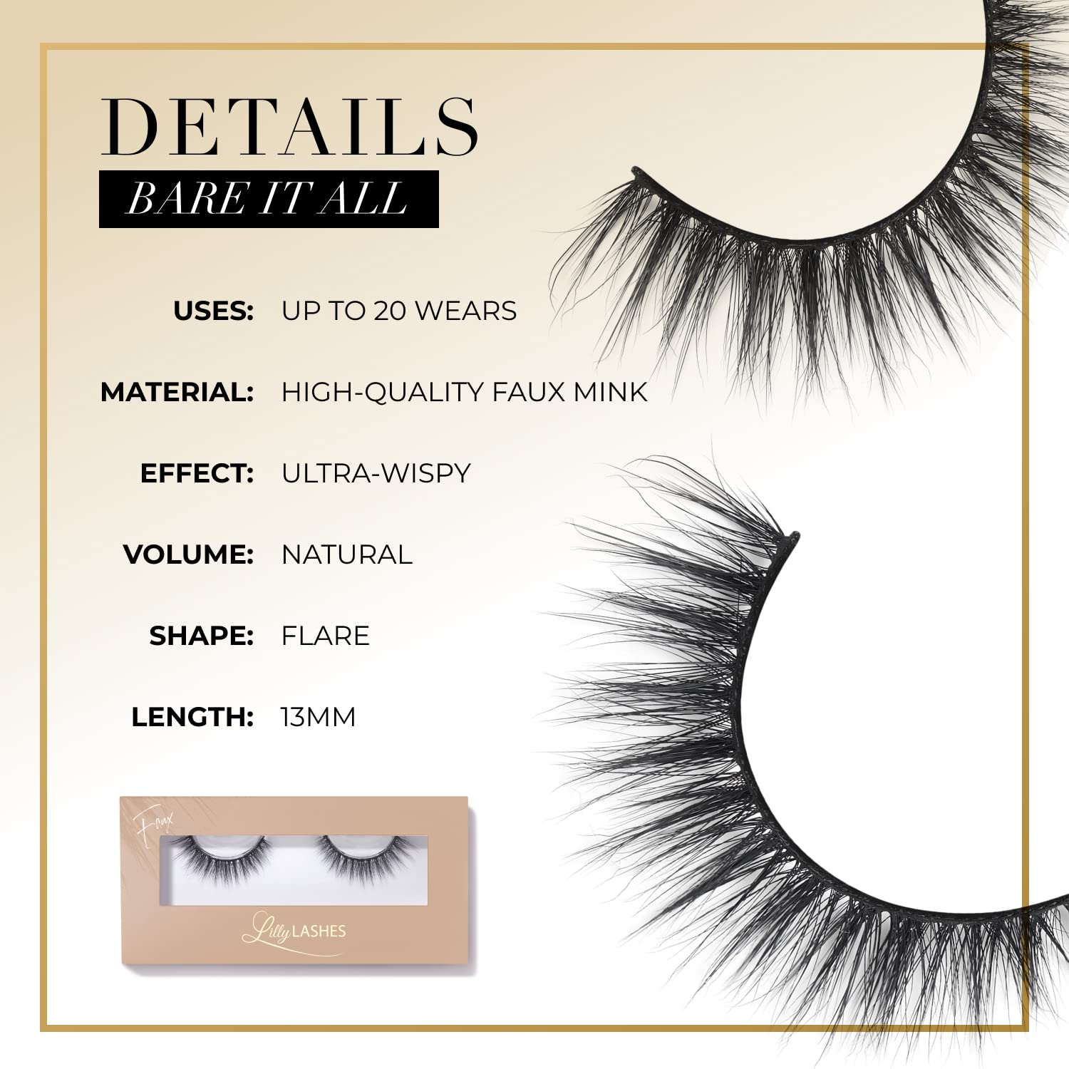 Lilly Lashes handmade mink false eyelashes crafted for a natural look
