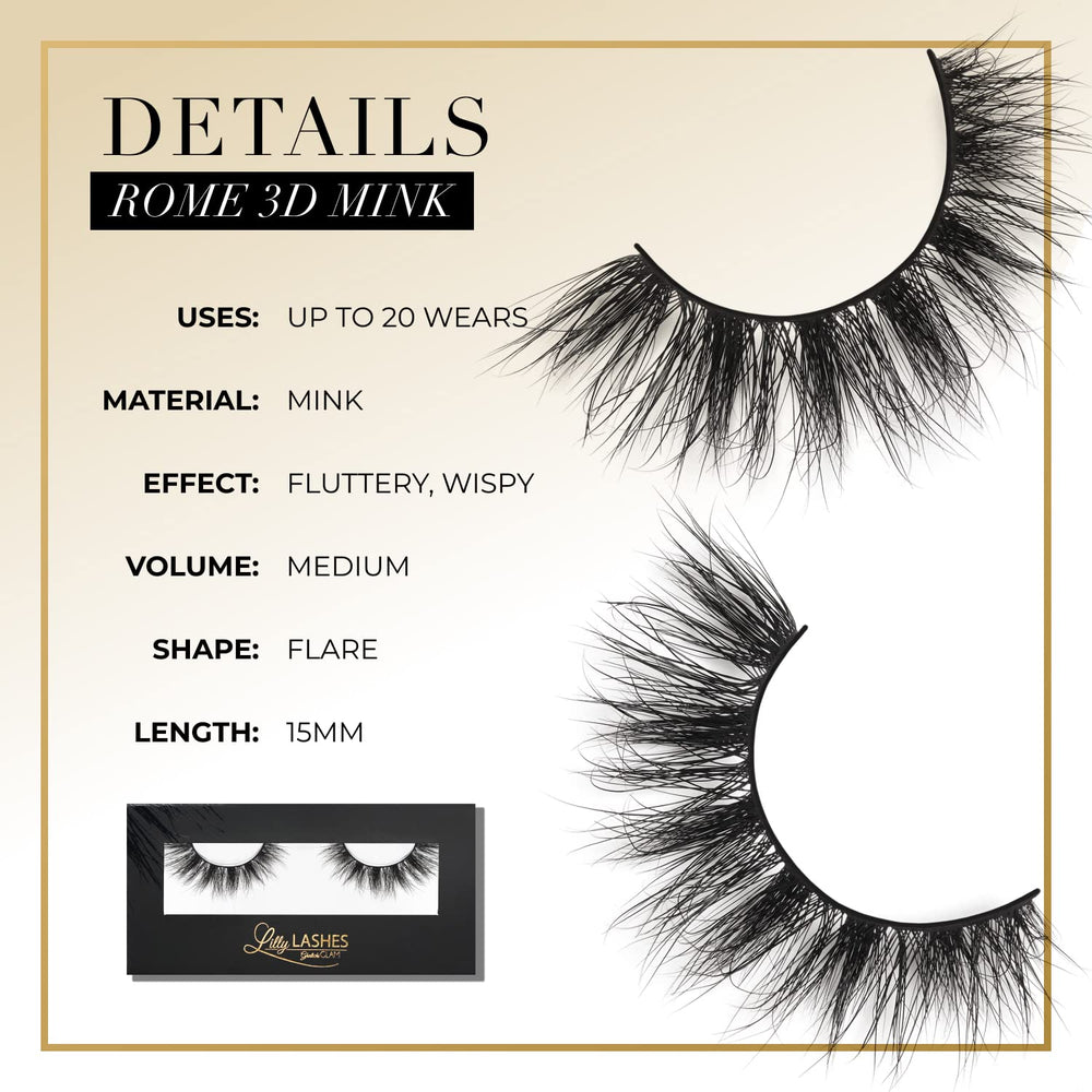 Lilly Lashes long dramatic lashes deliver fluttery, glamorous definition.