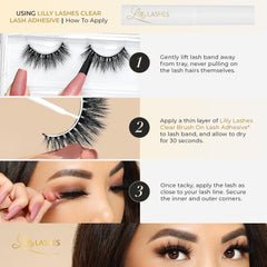 Lilly Lashes Miami Lite reusable design supports multiple wears.