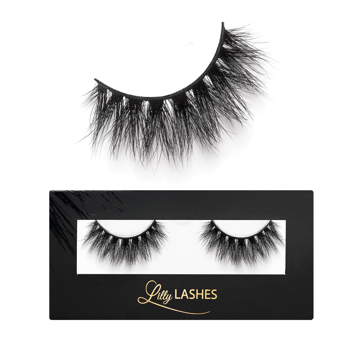 Lilly Lashes So Extra Mykonos full-strip lashes for dramatic, reusable glamour.