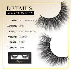 Lilly Lashes Sydney long dramatic lashes for bold volume