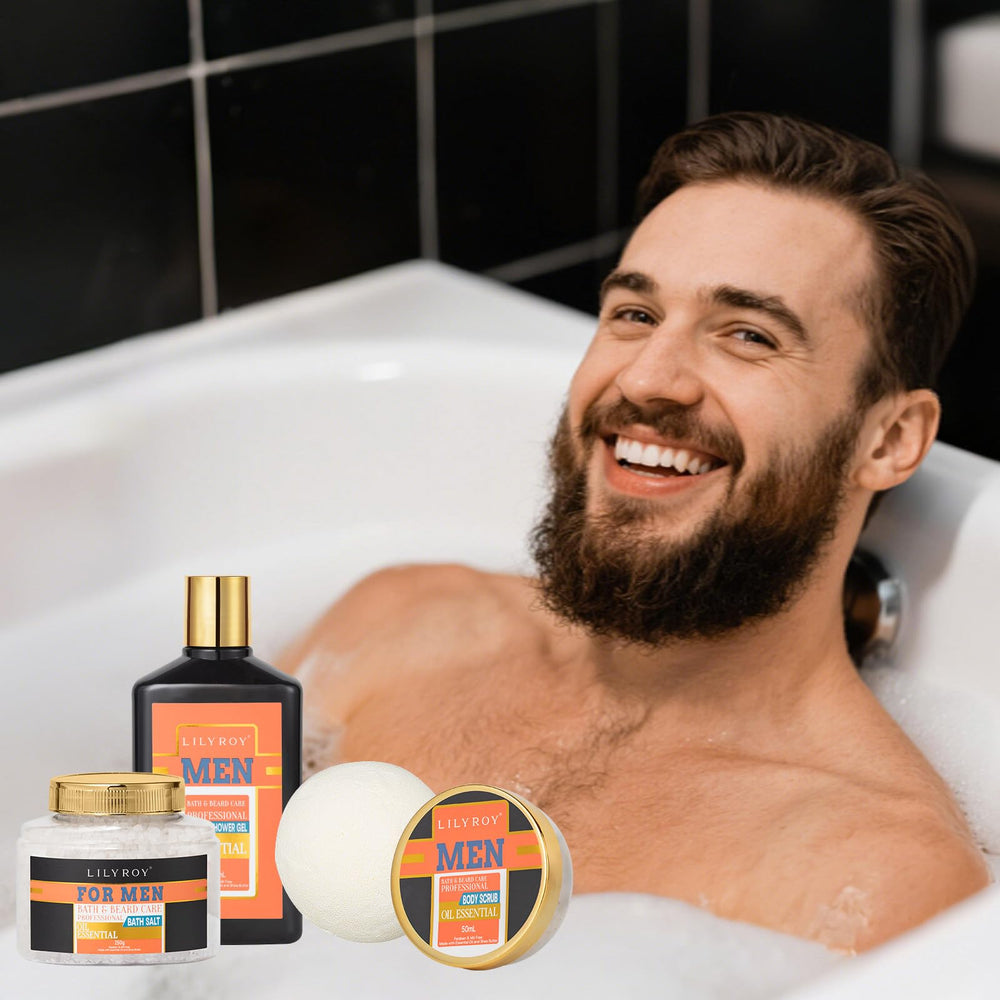 LILY ROY bath salts and bath bombs for a soothing, spa-like soak.