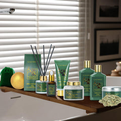 LILY ROY bubble bath and bath oil for creamy foam during soaking