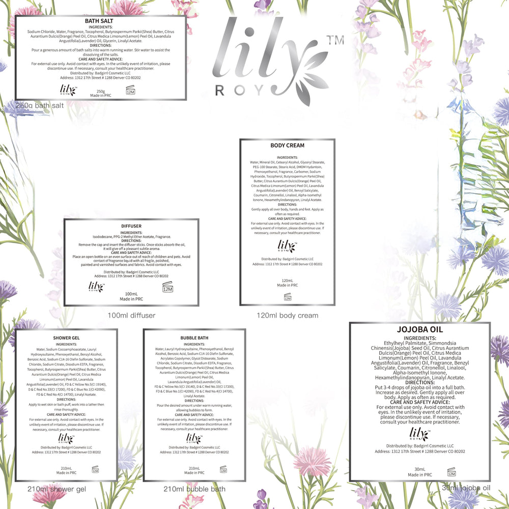 LILY ROY gift note card for personalized touch