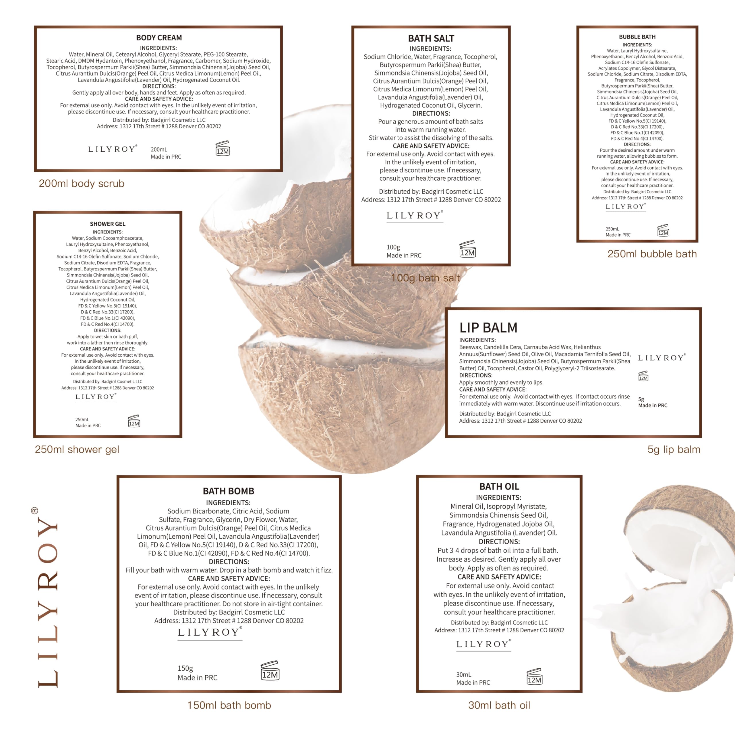 LILY ROY gift note card adds a personal touch to the present