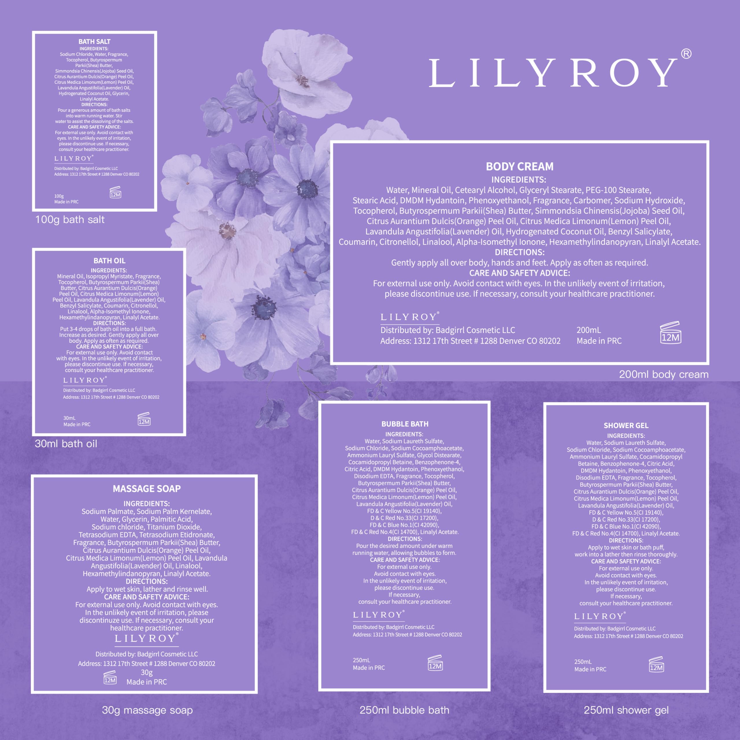 LILY ROY reusable gift basket for elegant storage and presentation.