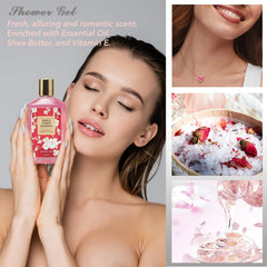 LILY ROY shea butter and lavender oil — deeply moisturizing and soothing.