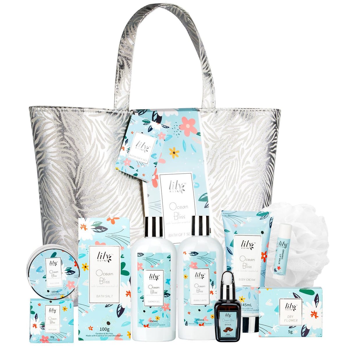 LILY ROY spa set bag for Valentine’s Day—premium gift packaging.