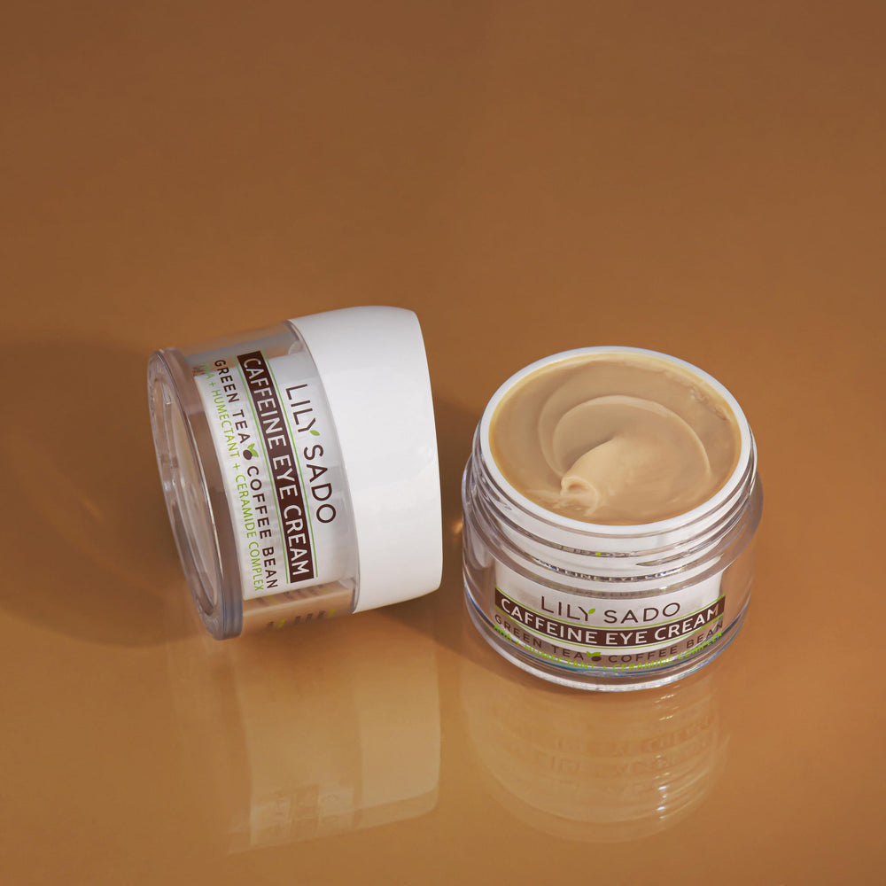 LILY SADO TEA+C eye cream small-batch production indication.