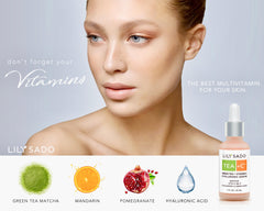 LILY SADO Tea+C application routine for glow