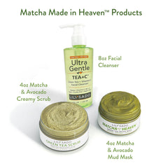 LILY SADO Tea+C cleanser packaging shows vegan, paraben-free formula