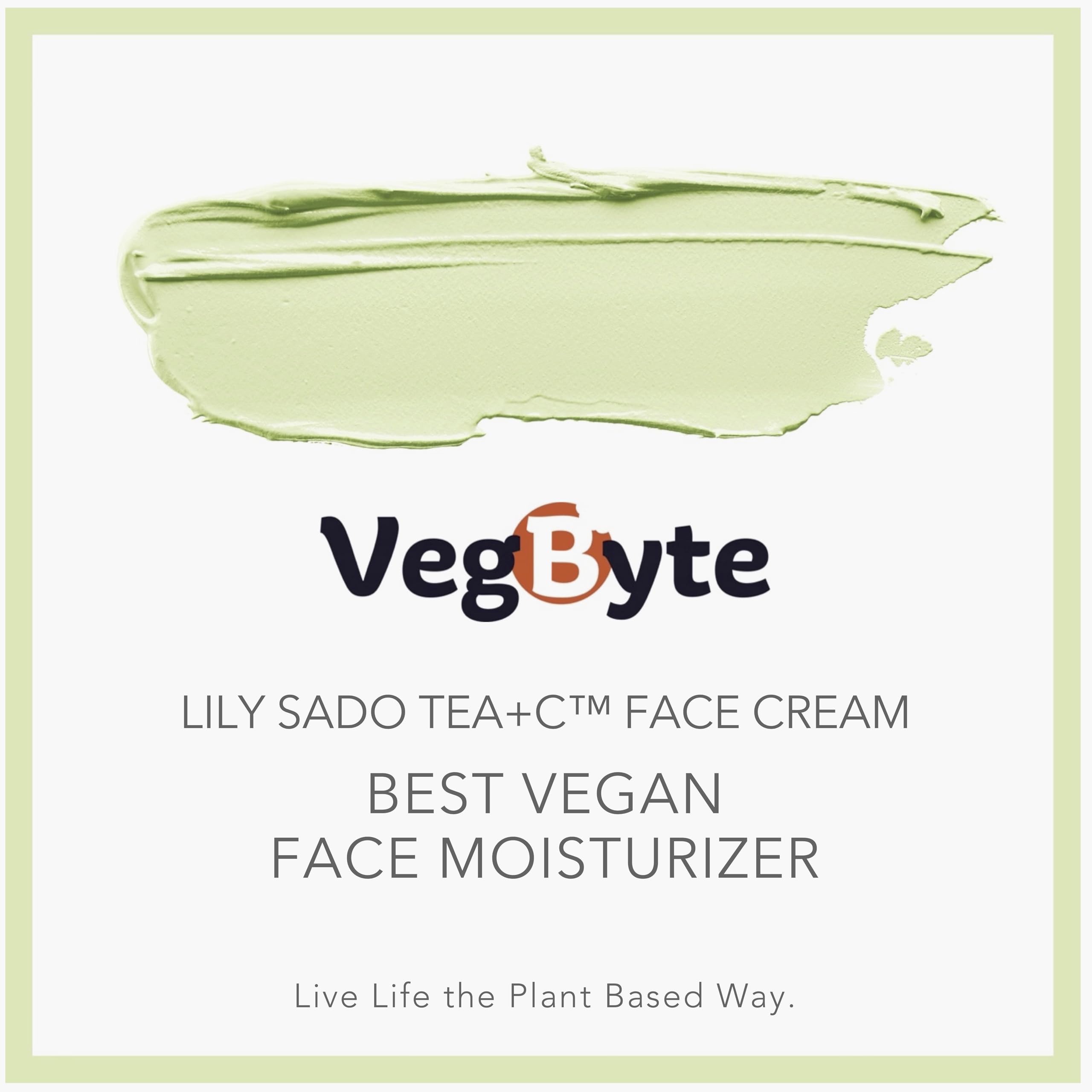LILY SADO TEA+C moisturizer being applied during a morning routine