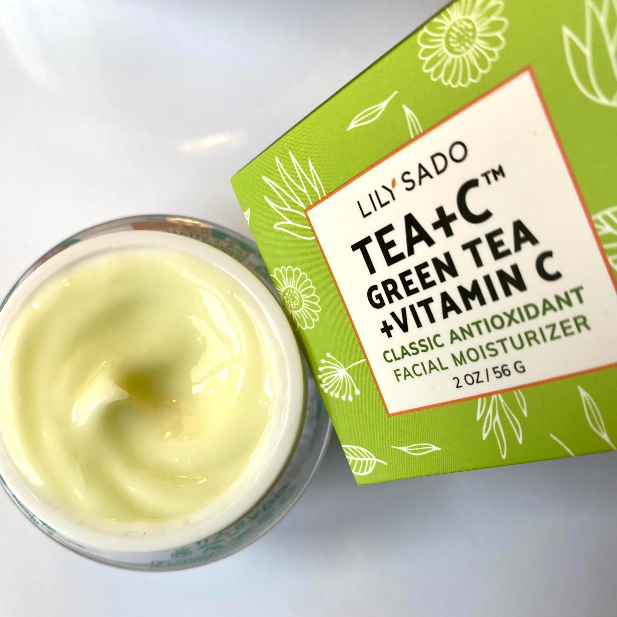 LILY SADO TEA+C vegan cruelty-free icon on product packaging