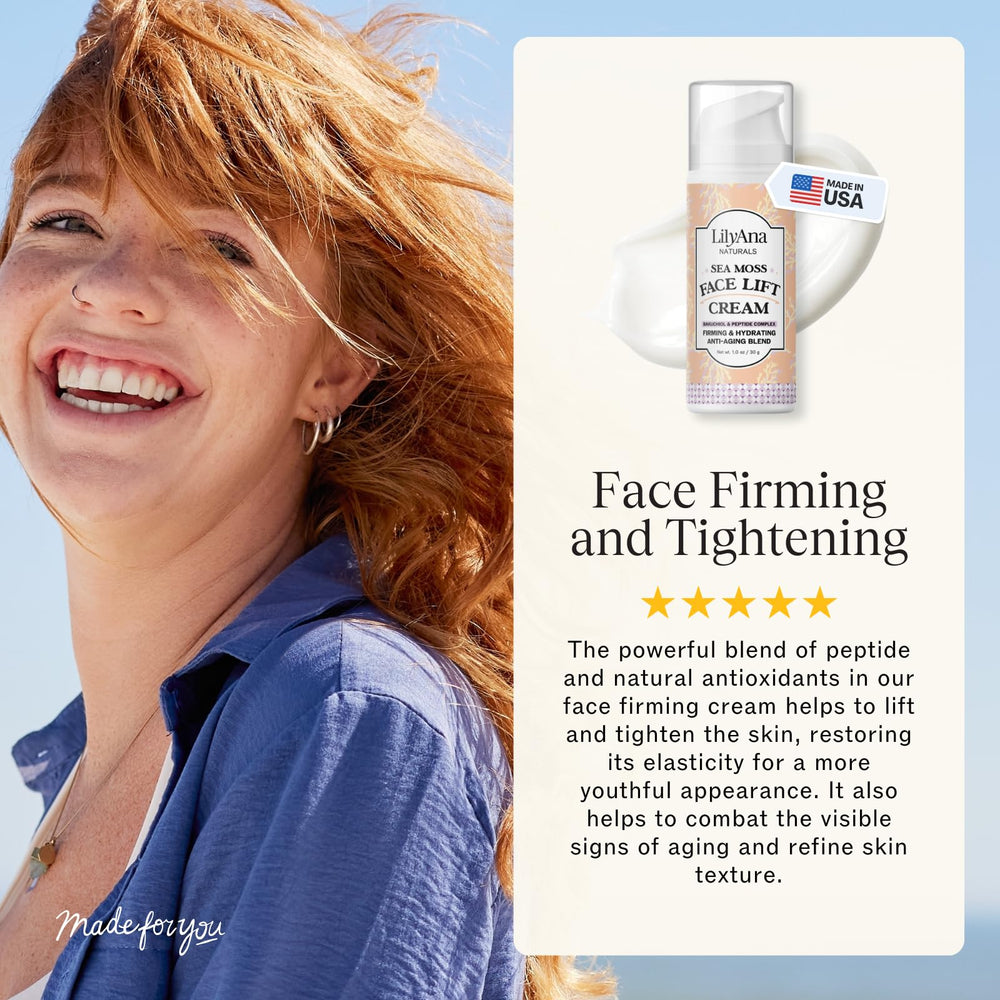LilyAna Naturals Bakuchiol Face Lift Cream sensitive skin friendly formulation