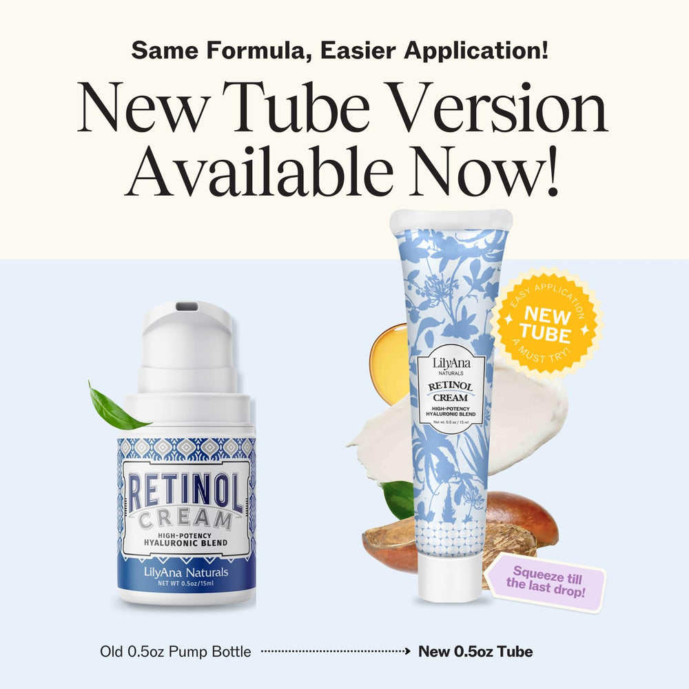 LilyAna Naturals hyaluronic acid bottle highlights deep hydration and elasticity support.