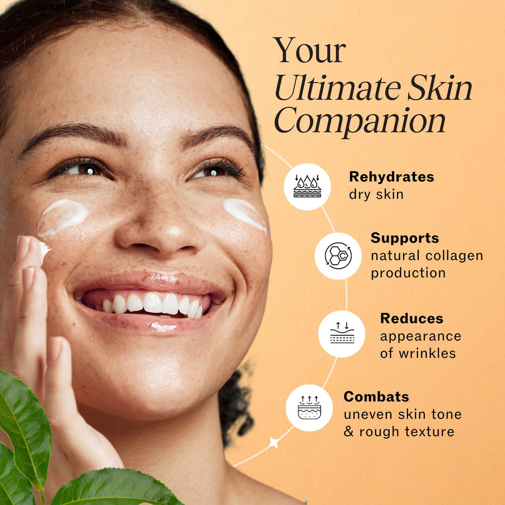 LilyAna Naturals night cream being applied suggests rejuvenation and restoration.