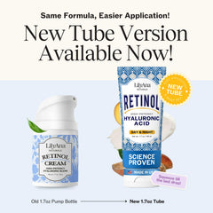 LilyAna Naturals Retinol Cream two-pack box shows value and convenience.