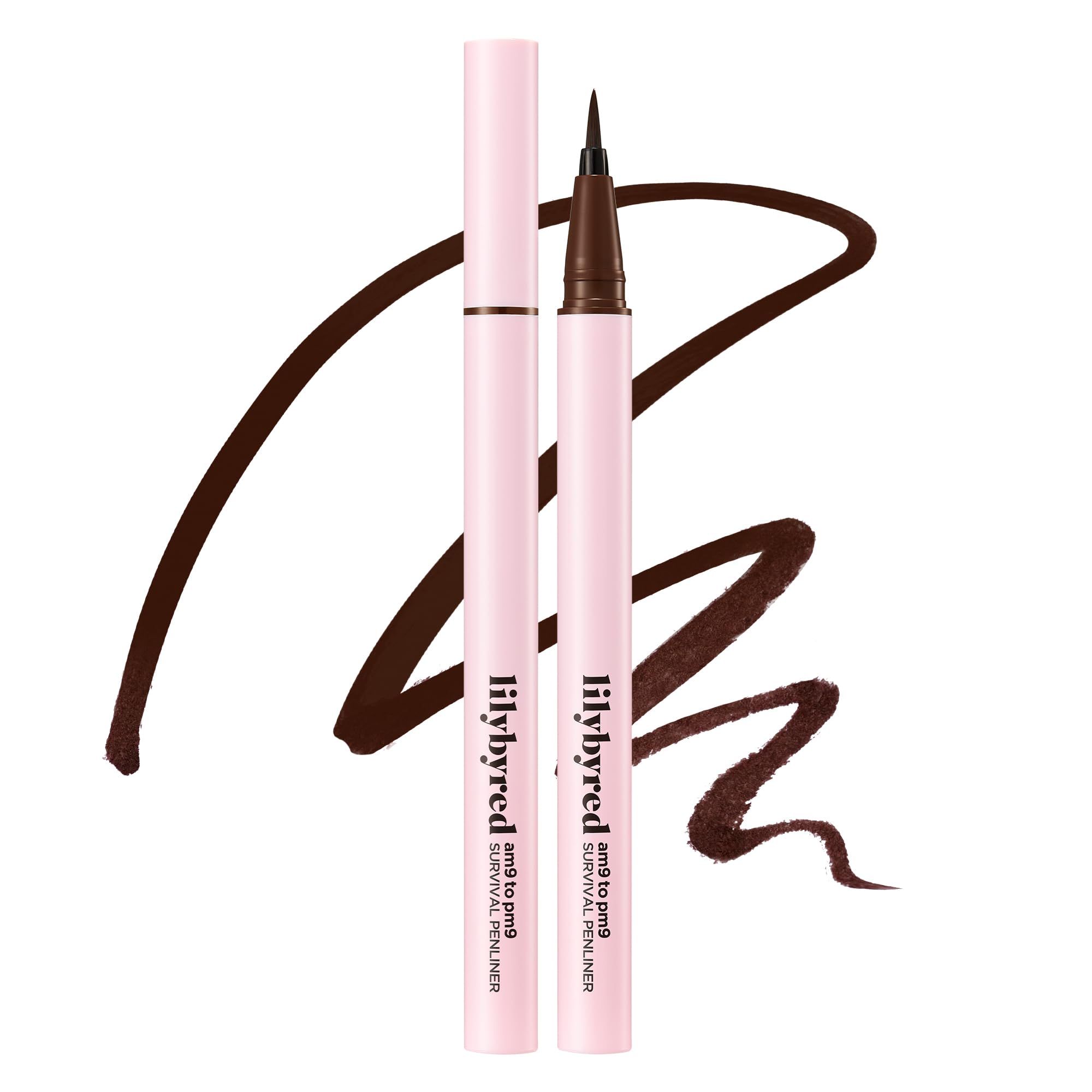 lilybyred AM9 to PM9 Survival Penliner packshot, compact travel companion for on-the-go styling