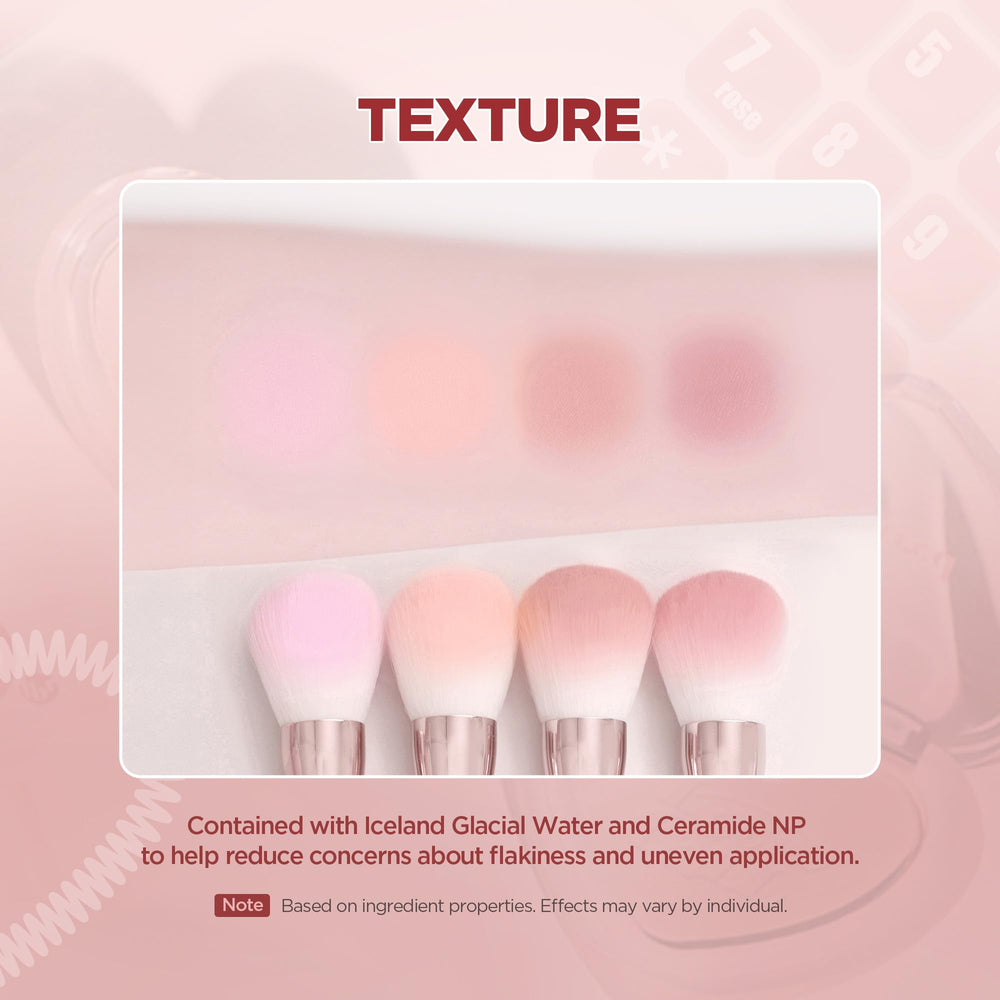 Lilybyred Luv Beam Blur Cheek hydration formula with ceramide NP and rosehip oil