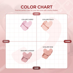Lilybyred Luv Beam Blur Cheek lightweight finish with subtle cotton scent