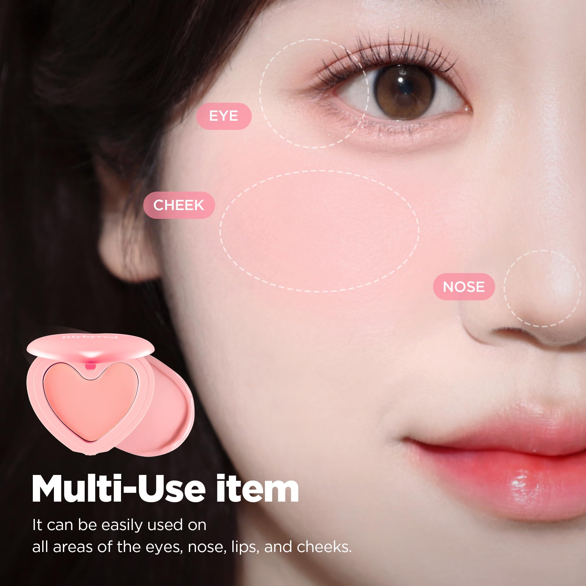 Lilybyred Luv Beam Cheek Balm buildable color lets you craft subtle to bold looks.