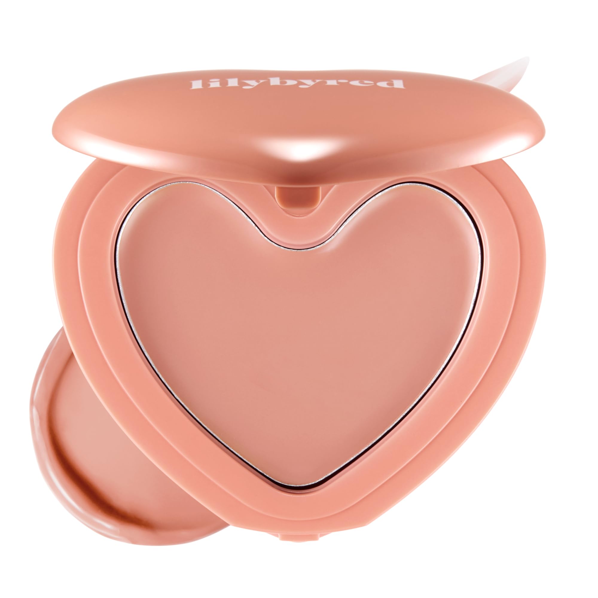Lilybyred Luv Beam Cheek Balm heart-shape compact for a playful, radiant flush on the go.