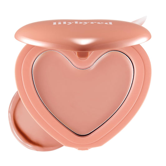 Lilybyred Luv Beam Cheek Balm heart-shape compact for a playful, radiant flush on the go.