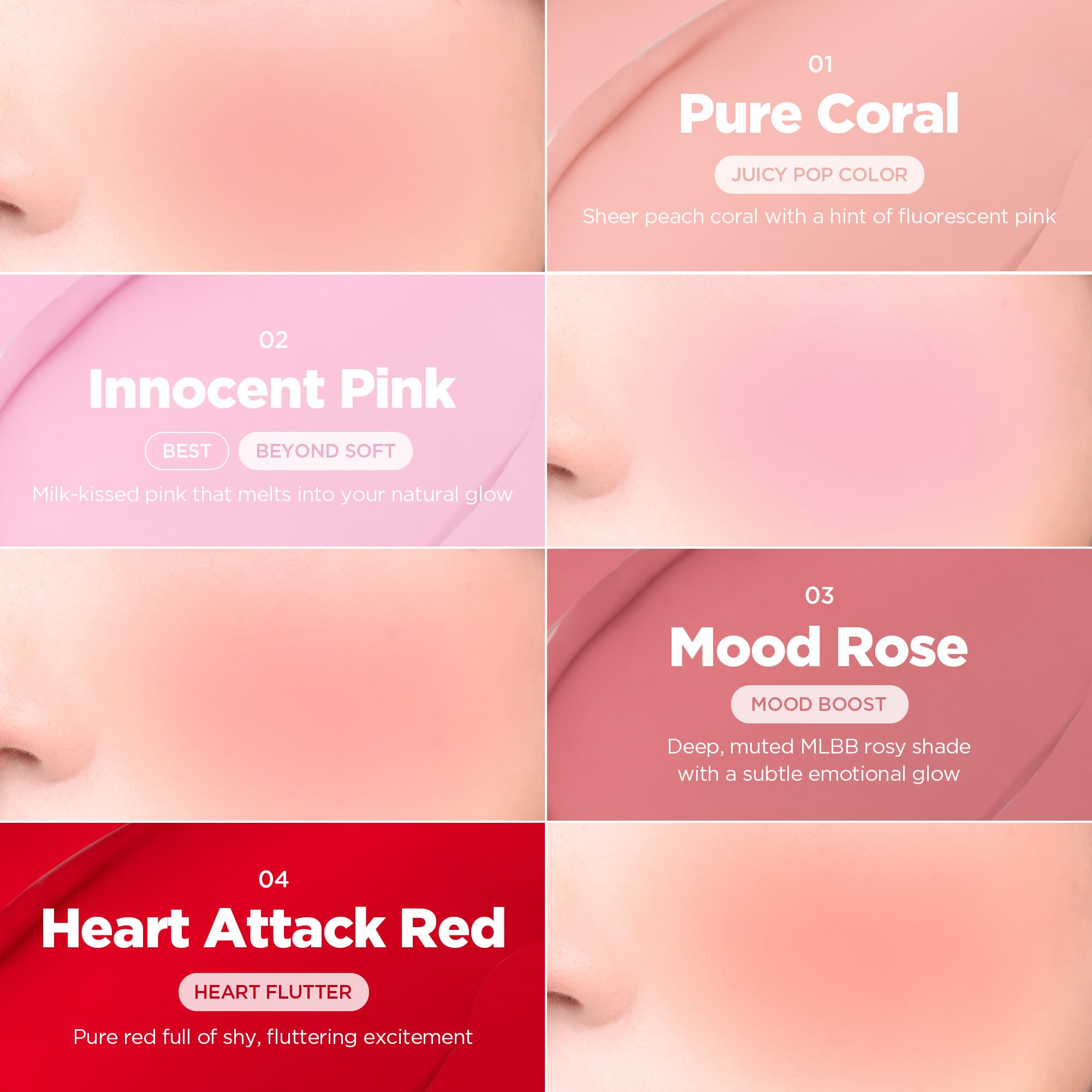 Lilybyred Luv Beam Cheek Balm multi-use for cheeks, eyes, lips.