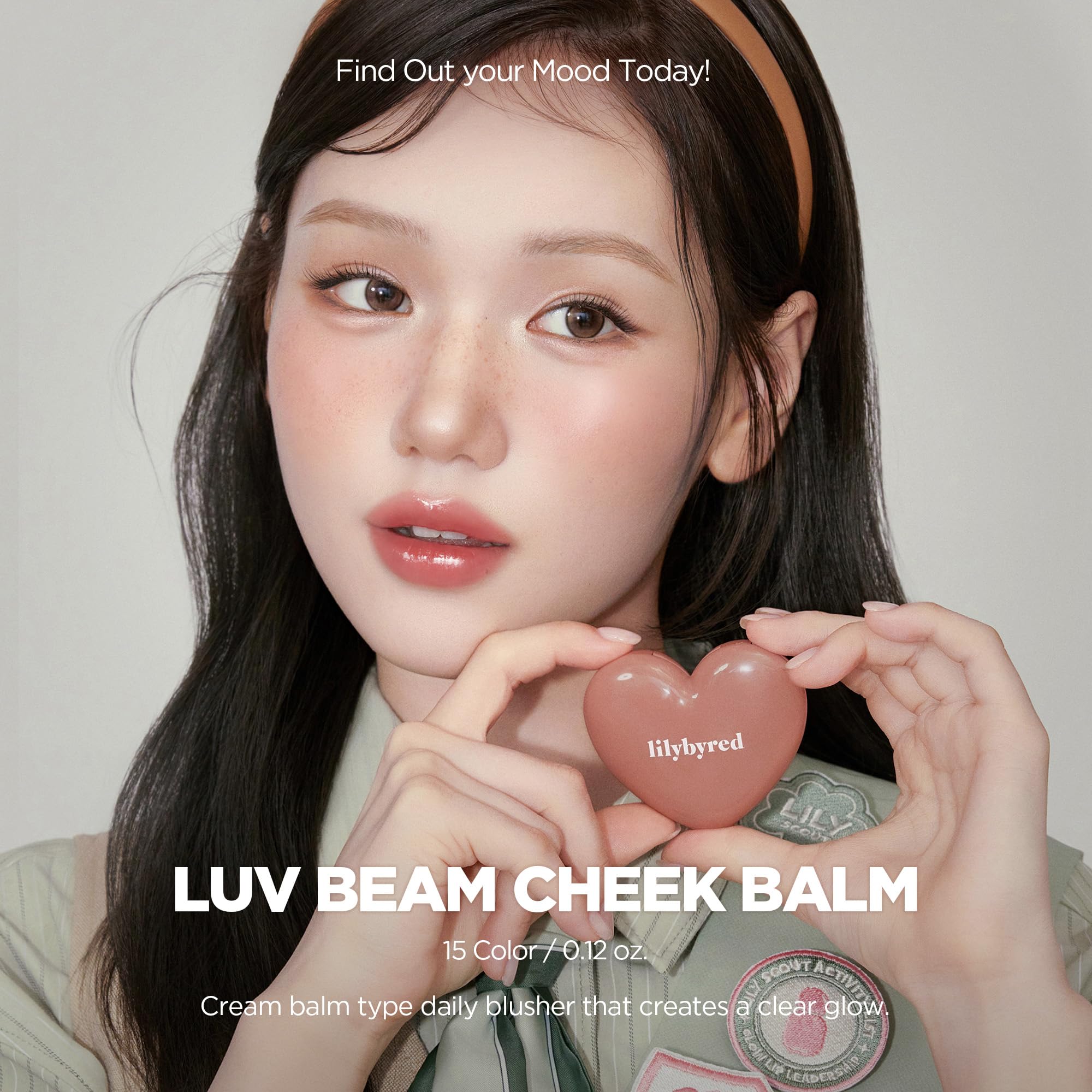 Lilybyred Luv Beam Cheek Balm smooth creamy texture glides for a seamless glow.