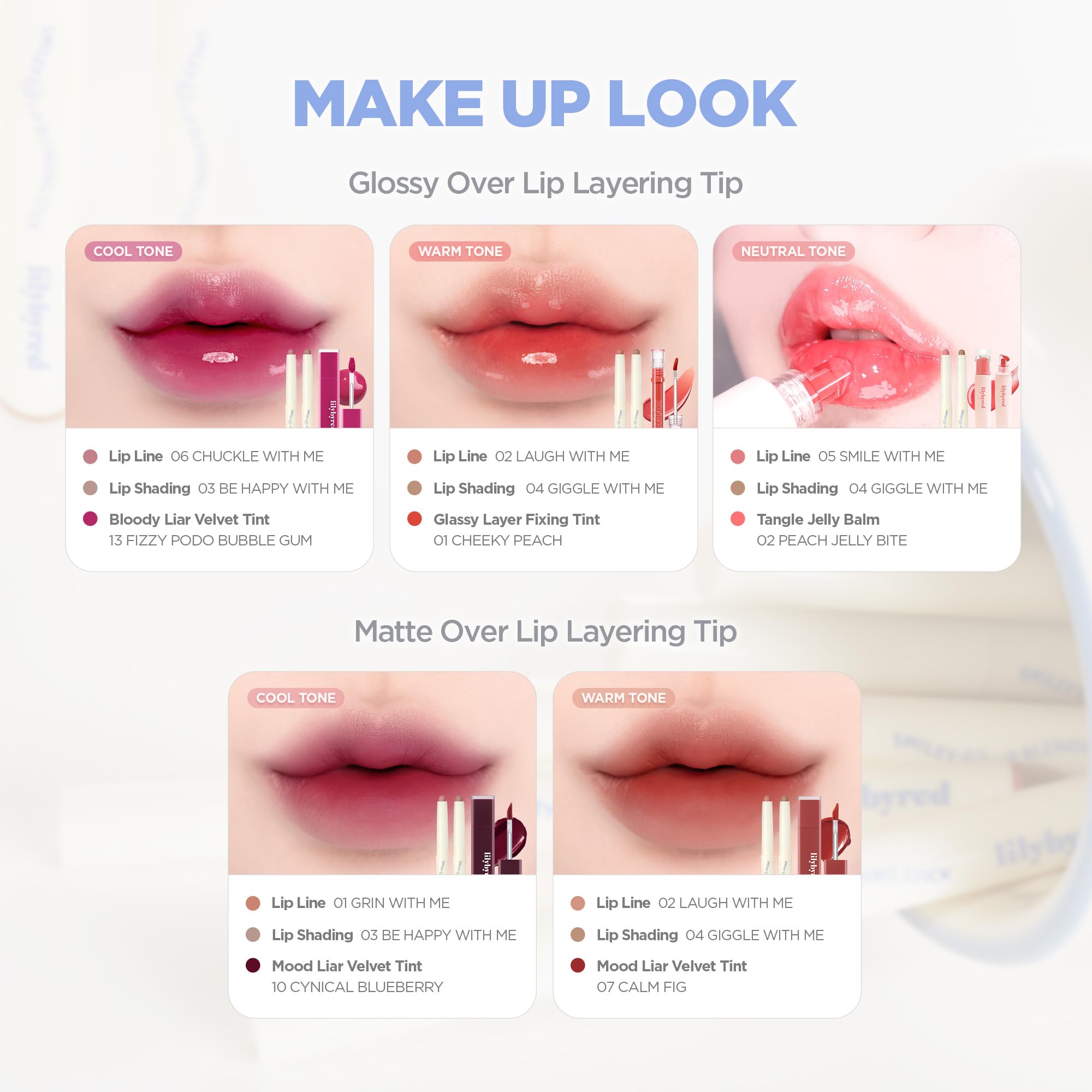 Lilybyred Smiley Lip Blending Stick almond oil nourishes lips for comfortable wear.