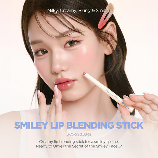 Lilybyred Smiley Lip Blending Stick glide application for creamy, fade-resistant color.