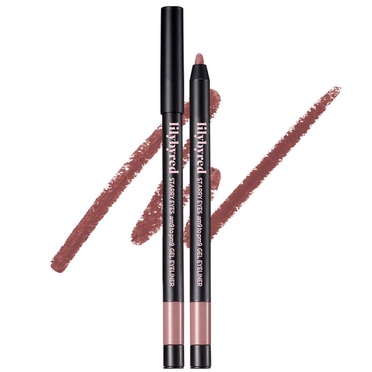 Lilybyred Starry Eyes Misty Fig cap close-up with built-in sharpener