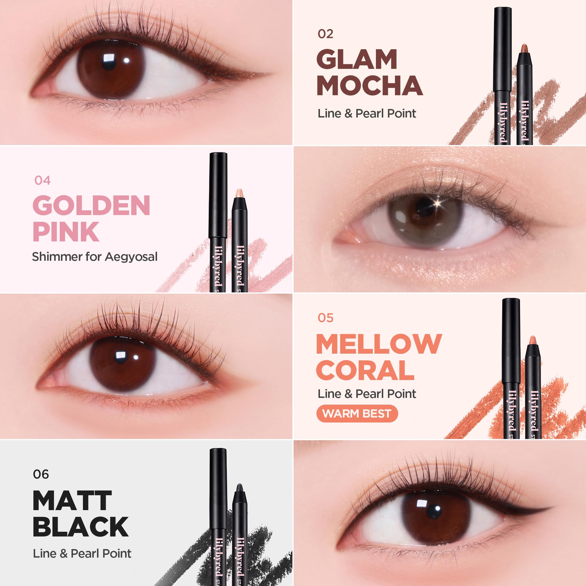 Lilybyred Starry Eyes Misty Fig smudge-proof finish from morning to night