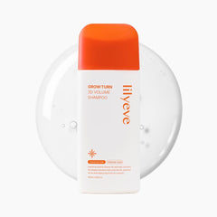 Lilyeve GrowTurn built-in brush closeup for thorough scalp cleansing and gentle exfoliation.