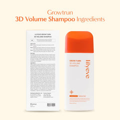 Lilyeve GrowTurn packaging and label detail emphasizing clean, plant-based scalp care.