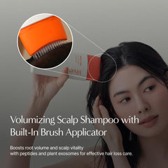 Lilyeve GrowTurn scalp cleansing massage demonstrating soothing oil balance for a refreshed scalp.